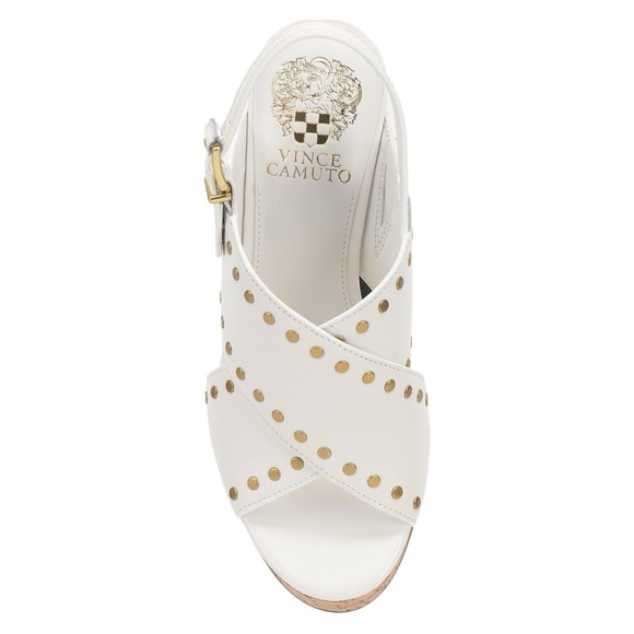Vince Camuto Womens Ellna S Sandals Bianco White Size 10 New - Picture 7 of 8